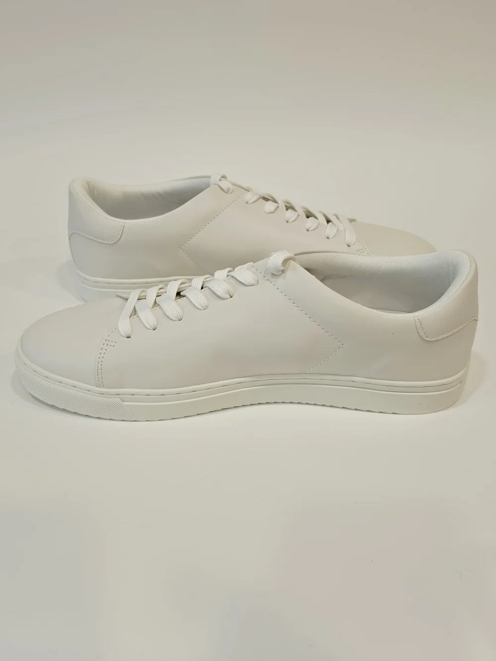 Reaction Kenneth Cole Javon Men's White Low-Top Leather Sneakers US Size 13